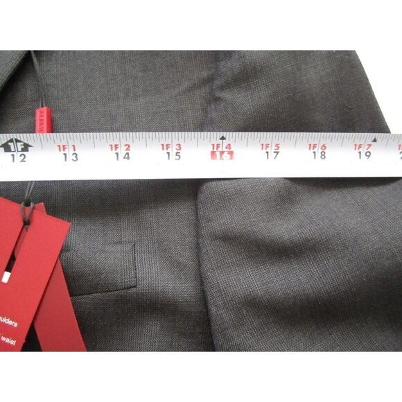 New W/ Defect Alfani Slim Fit Button Blazer Wool Suit Jacket Size 42R (MJ7) - Picture 4 of 15